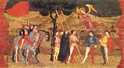 UCCELLO, Paolo Miracle of the Desecrated Host (Scene 4) aet Spain oil painting artist